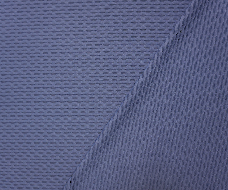 Blue Famous Maker Nylon Spandex Mesh 3D Knit Yoga Fabric