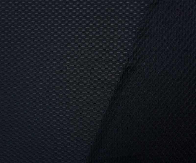 Black Famous Maker Nylon Spandex Mesh 3D Knit Yoga Fabric