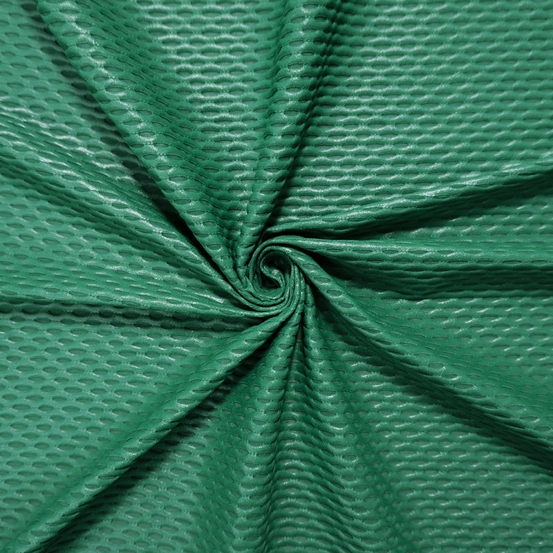 Green Famous Maker Nylon Spandex Mesh 3D Knit Yoga Fabric