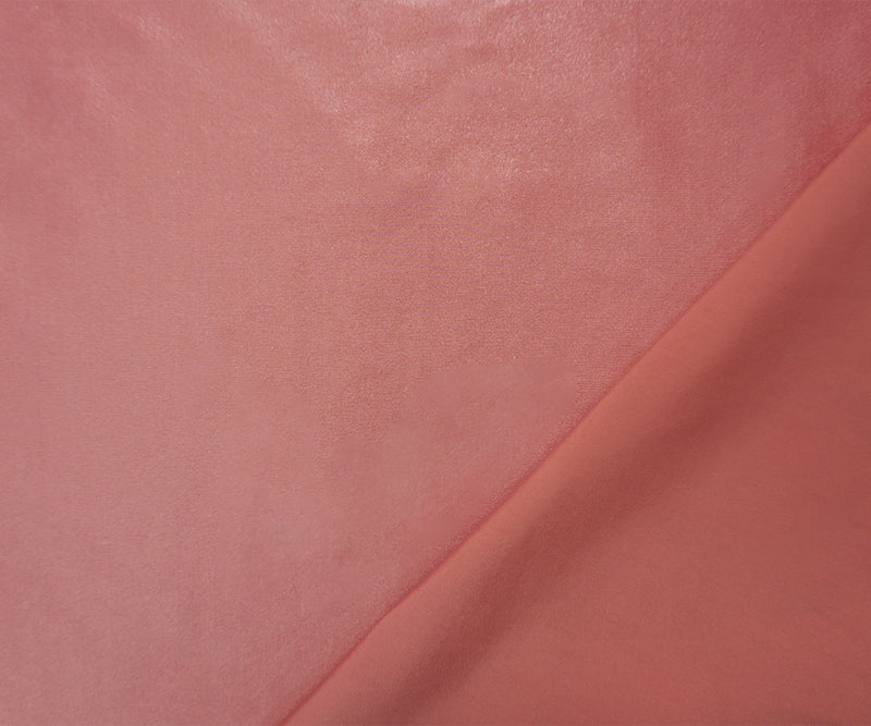 Coral Famous Maker Nylon Spandex Solid Tricot Knit Yoga Fabric