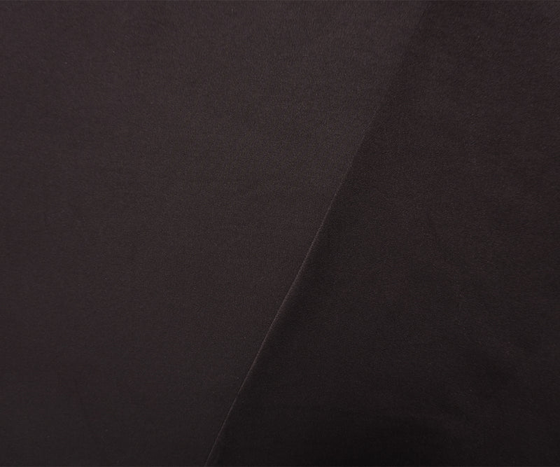 Deep Brown Famous Maker Nylon Solid Tricot Knit Yoga Fabric