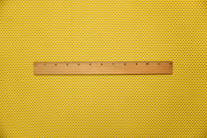 Yellow Famous Maker Nylon Stretch Net Mesh Knit Fabric