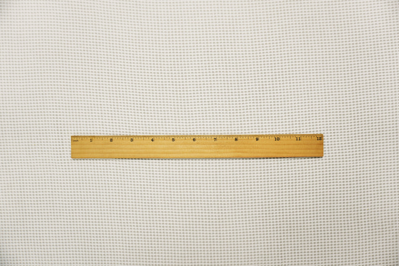 White Famous Maker Nylon Stretch 3D Mesh Knit Yoga Fabric