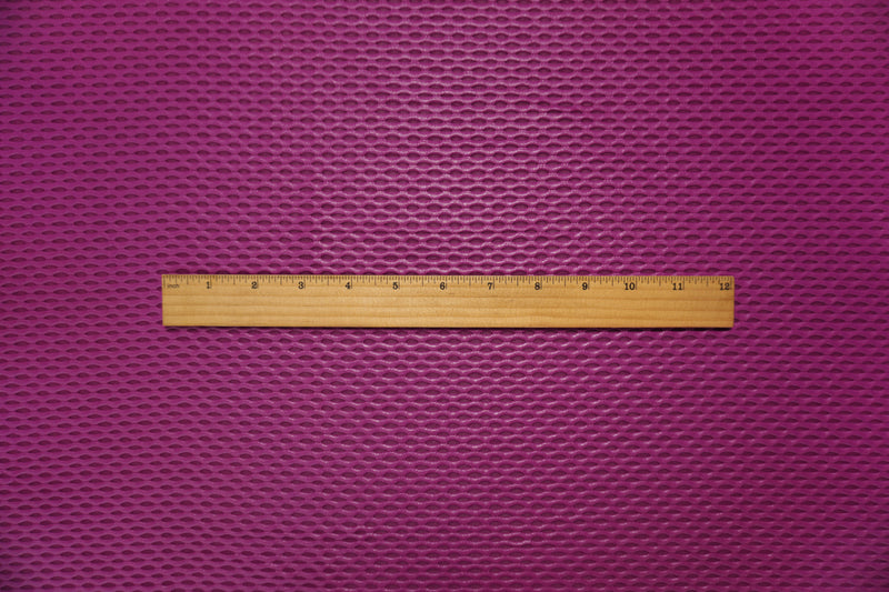 Magenta Purple Famous Maker Nylon Mesh 3D Knit Yoga Fabric