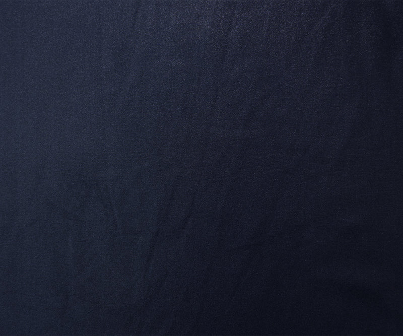 Deep Navy Blue Famous Maker Nylon Satin Tricot Knit Yoga Fabric