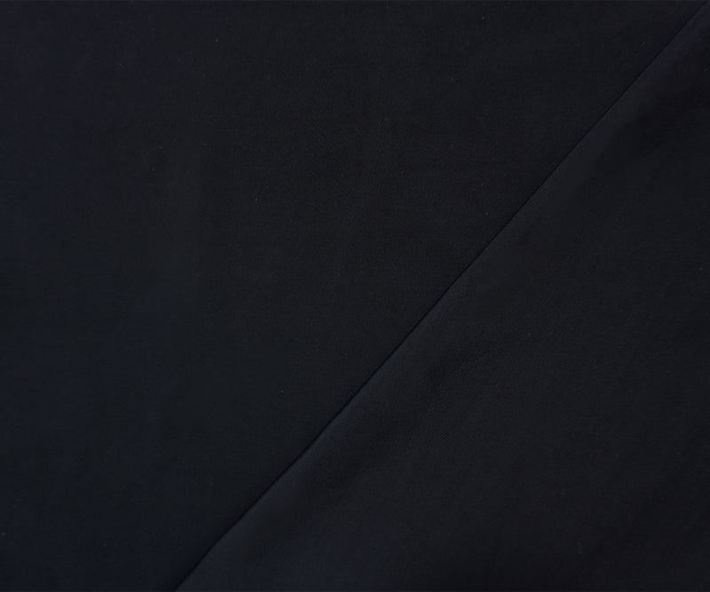 Black Famous Maker Nylon Spandex Solid Tricot Knit Yoga Fabric