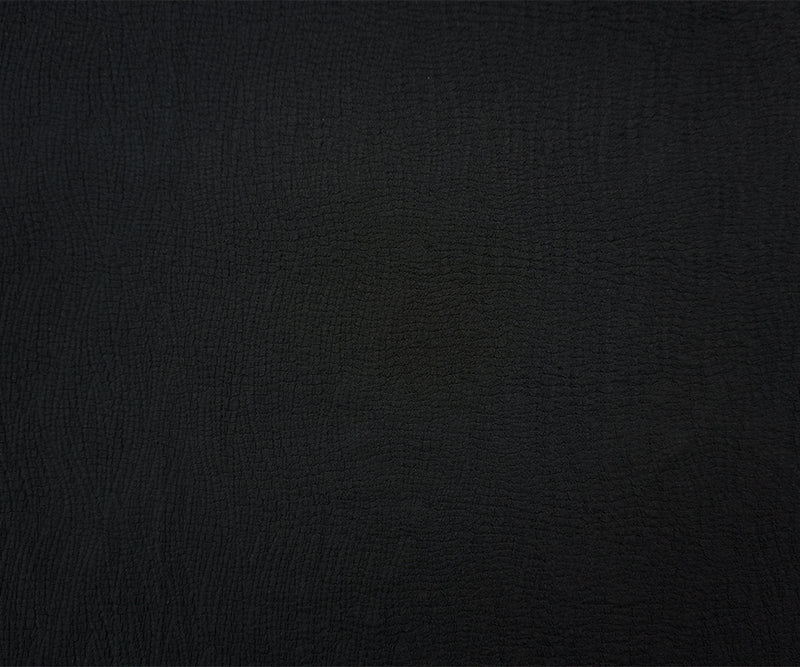 Black Famous Maker Nylon Texture Jacquard Double Knit Fabric