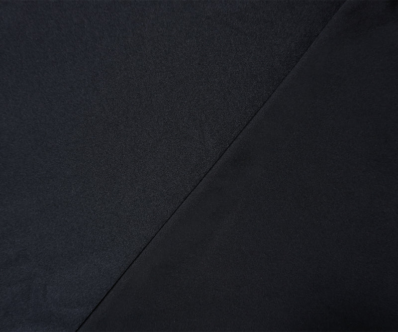 Black Famous Maker Nylon Spandex Satin Tricot Knit Yoga Fabric