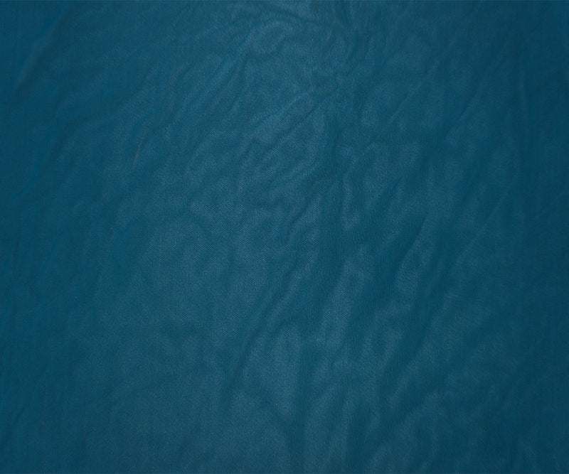 Deep Teal Famous Maker Poly Spandex Solid Mesh Knit Fabric