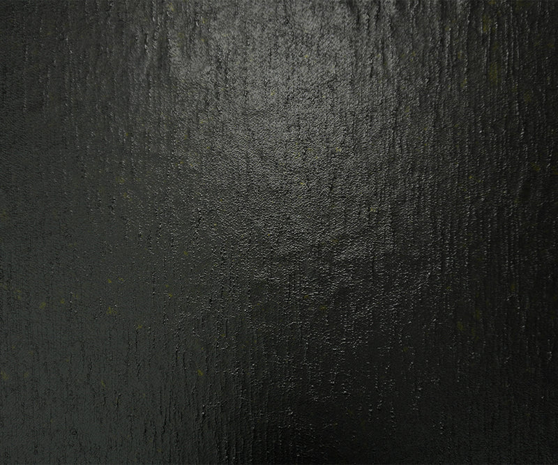 Black Famous Maker Poly Spandex PU Like Print Double Knit Fabric