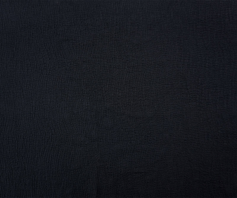 Black Famous Maker Nylon Spandex Texture Matelasse Double Knit Fabric