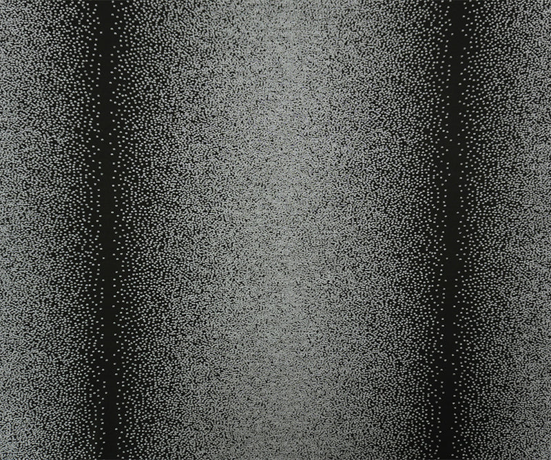 Black Famous Maker Nylon Spandex Dot Jacquard Double Knit Fabric