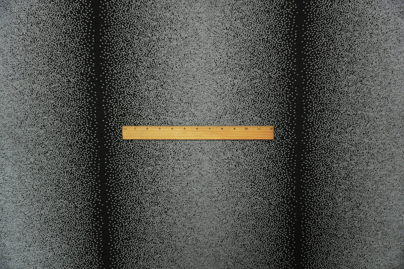 Black Famous Maker Nylon Spandex Dot Jacquard Double Knit Fabric