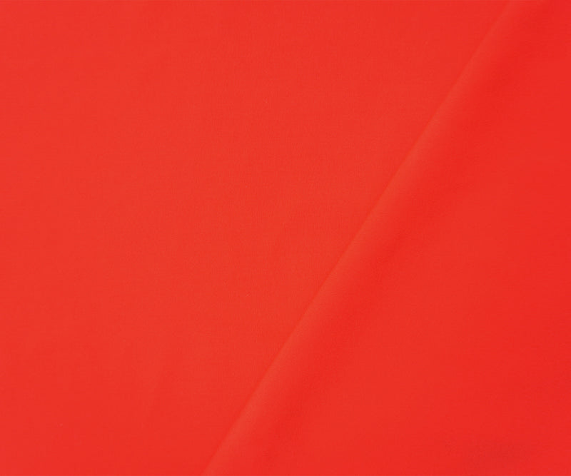 Red Orange Famous Maker Nylon Solid Tricot Knit Yoga Fabric