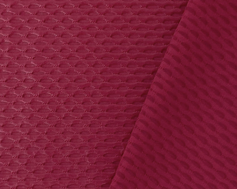 3 YD PC-Red Nylon Spandex Stretch Mesh Knit Famous Maker Yoga Fabric