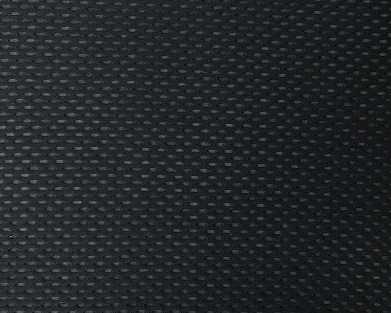 Black Nylon Spandex Stretch Mesh Knit Famous Maker Yoga Fabric