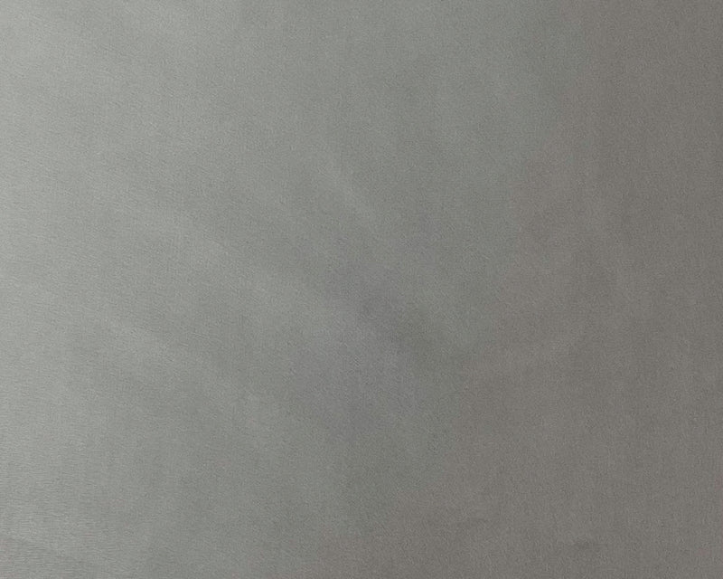 Gray Nylon Solid Satin Tricot Knit Famous Maker Yoga Fabric