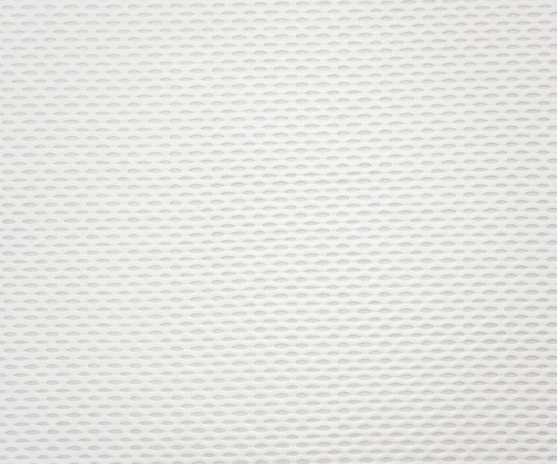 White Famous Maker Nylon Spandex Stretch Mesh Knit Yoga Fabric