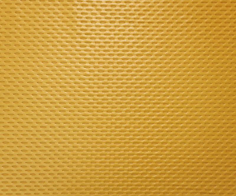 Dijon Yellow Famous Maker Nylon Stretch 3D Mesh Knit Yoga Fabric