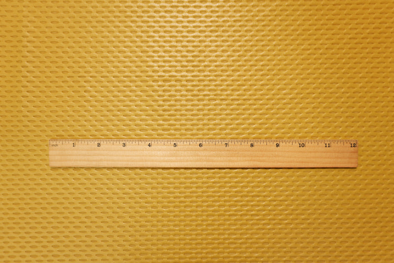 Dijon Yellow Famous Maker Nylon Stretch 3D Mesh Knit Yoga Fabric