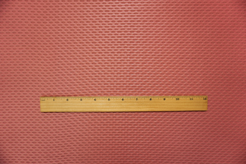 Coral Pink Famous Maker Nylon Stretch 3D Mesh Knit Yoga Fabric