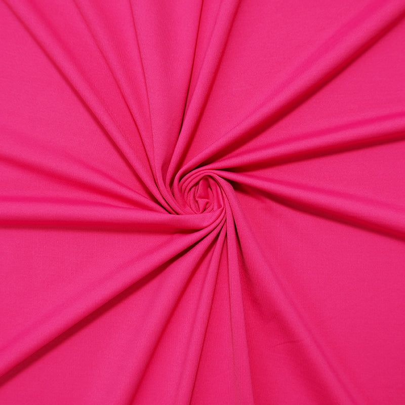 Pink Famous Maker Nylon Stretch Solid Tricot Knit Yoga Fabric