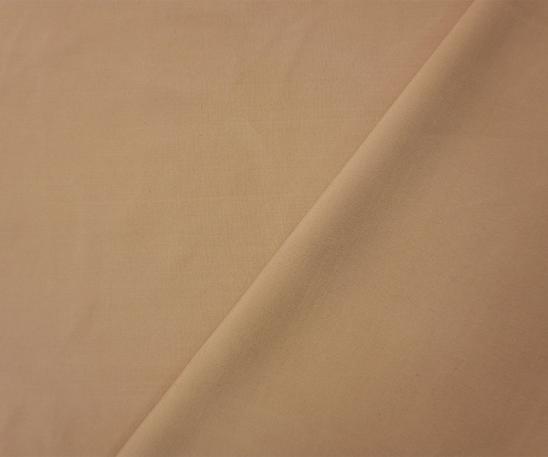 Cream Brown Famous Maker Nylon Stretch Tricot Knit Yoga Fabric