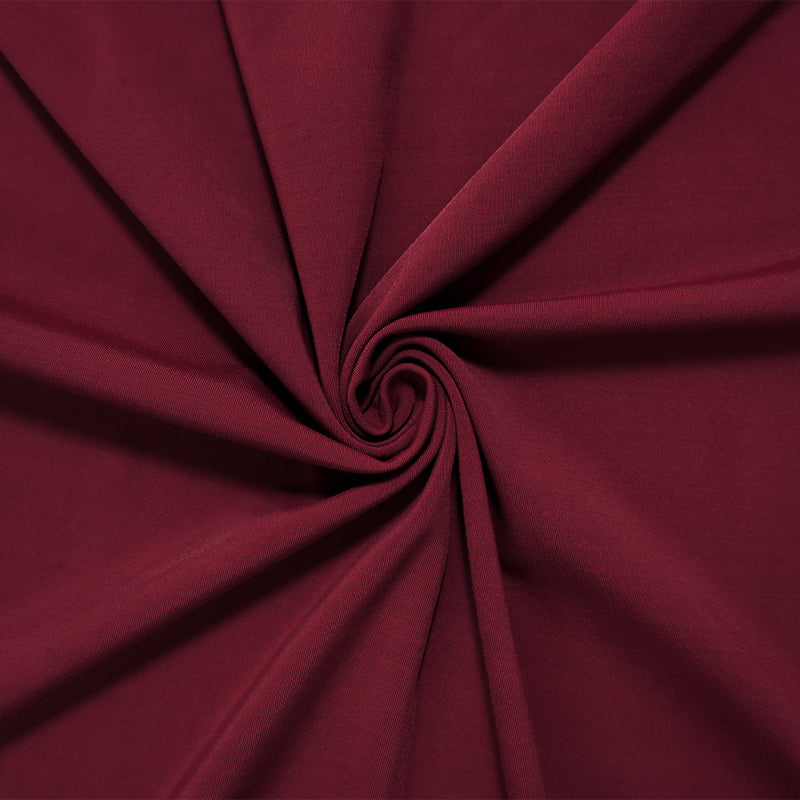 Red Famous Maker Nylon Stretch Solid Tricot Knit Yoga Fabric
