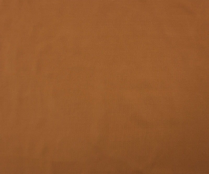 Brown Famous Maker Nylon Stretch Solid Tricot Knit Yoga Fabric