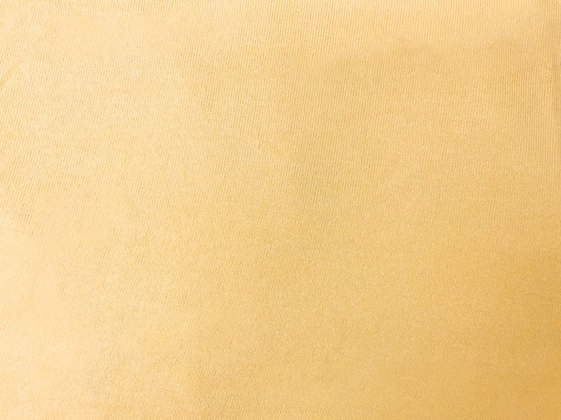 Yellow Rayon Poly Spandex Stretch Solid Jersey Knit Fabric