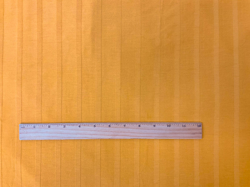 Yellow Poly Rayon Spandex Stretch Rib Knit Fabric