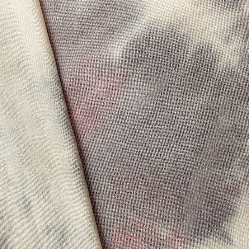 Pink-Purple Rayon Stretch Tie Dye Brushed Face Jersey Knit Fabric