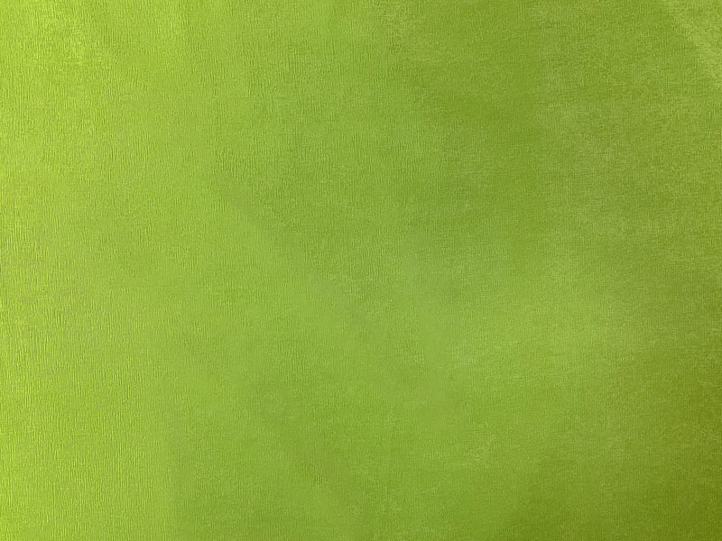 Green Poly Spandex Stretch Solid Textured Slinky Knit Fabric