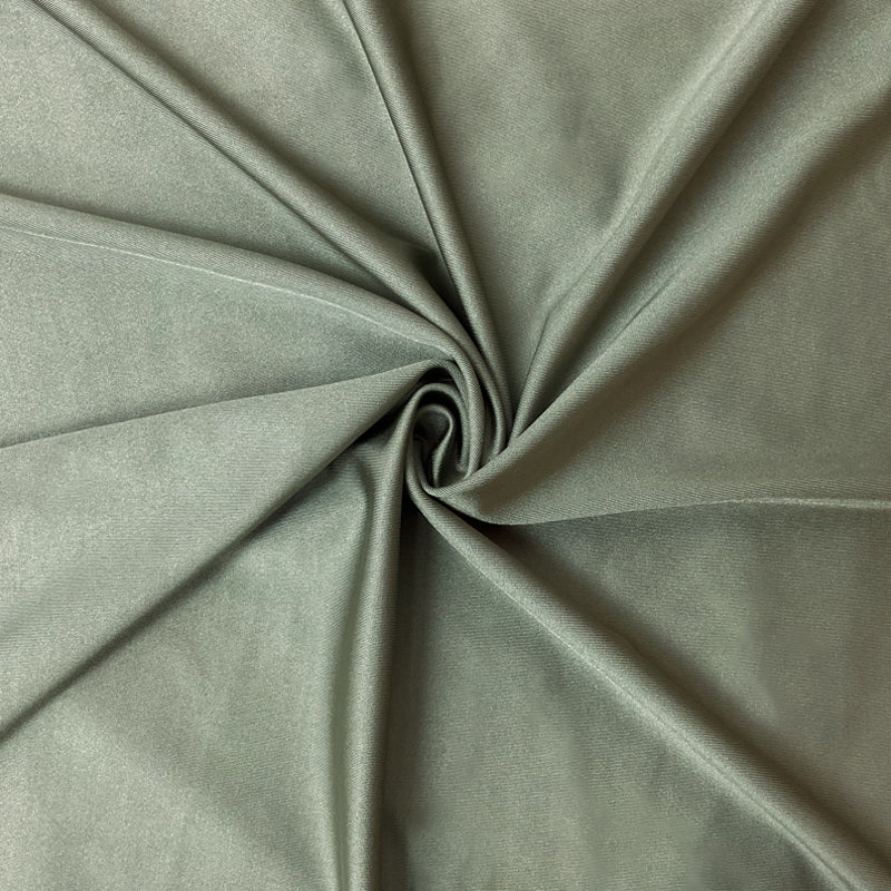 Green Poly Spandex Stretch Shiny Solid Tricot Yoga Knit Fabric