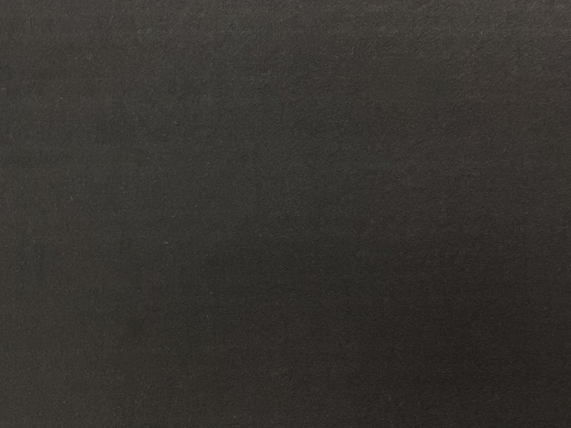 Black Poly Spandex Solid Double Brush Jersey Knit Fabric