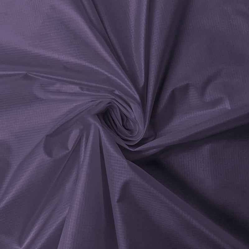 Deep Purple Nylon DWR Ripstop Woven Fabric