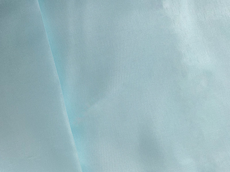 Blue Poly China Silk Solid Lining Woven Fabric