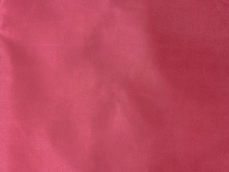 Coral Red Poly China Silk Lining Woven Fabric