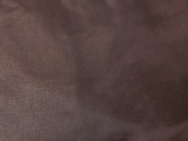 Deep Brown Poly China Silk Solid Lining Woven Fabric