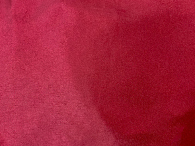 Dark Red Poly China Silk Solid Lining Woven Fabric