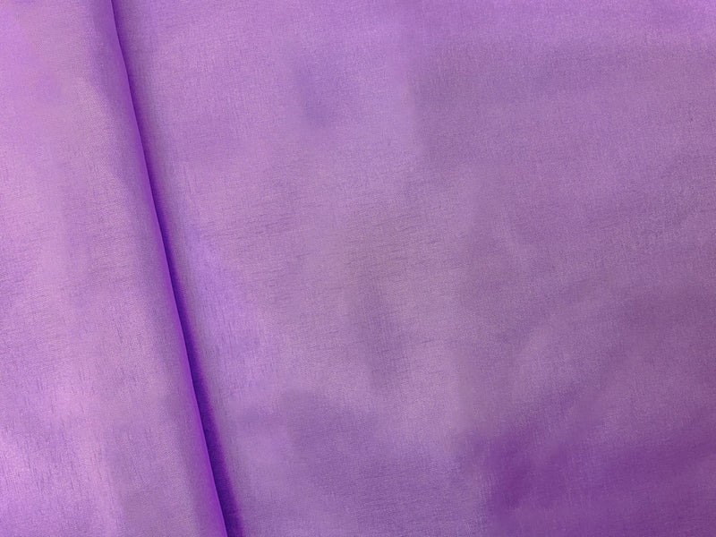 Purple Poly China Silk Solid Lining Woven Fabric