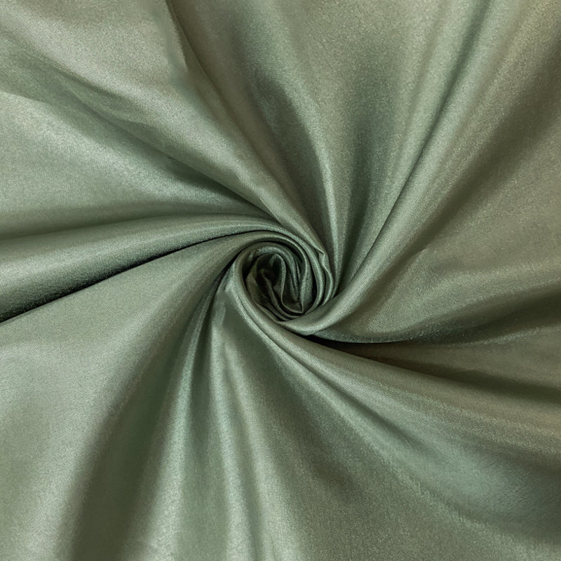 Dusty Green Poly China Silk Solid Lining Woven Fabric