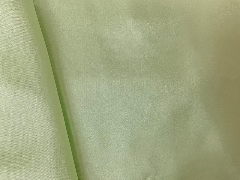 Light Pastel Green Poly China Silk Solid Lining Woven Fabric