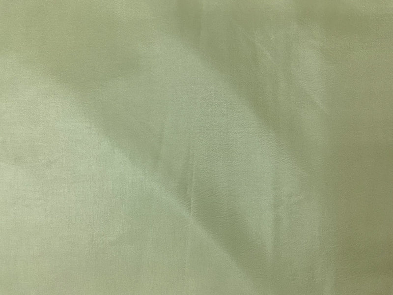 Light Pastel Green Poly China Silk Solid Lining Woven Fabric