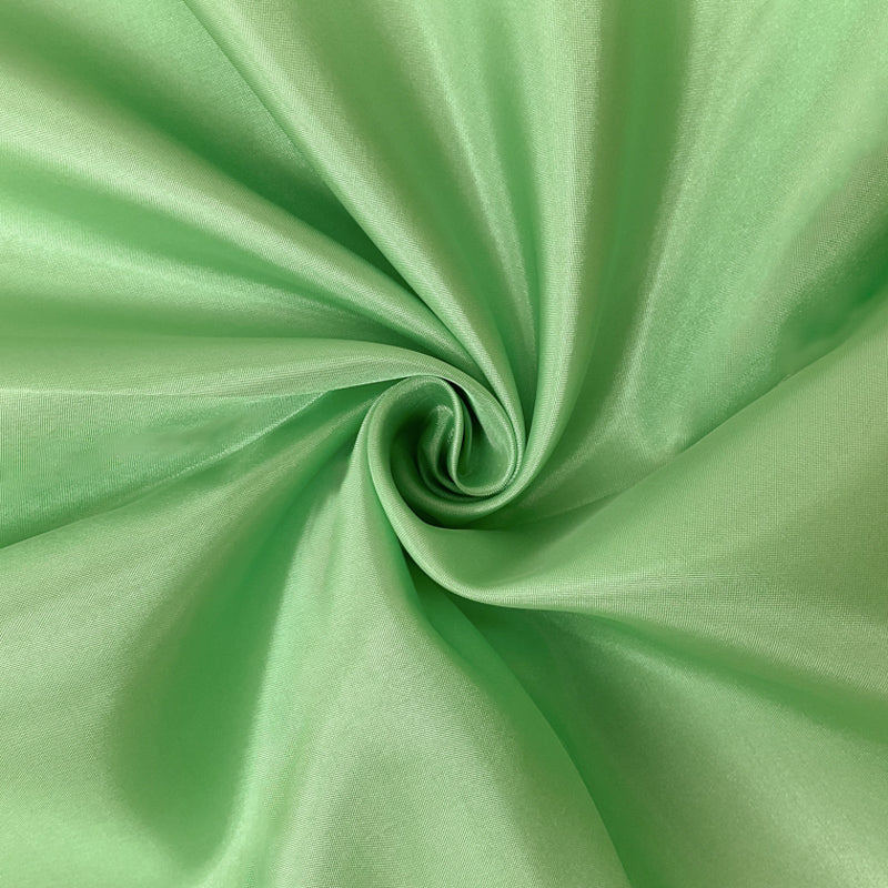 Green Poly China Silk Solid Lining Woven Fabric