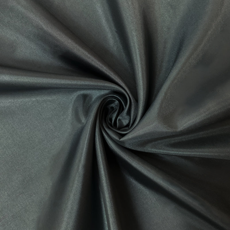 Deep Cool Gray China Silk Solid Lining Woven Fabric