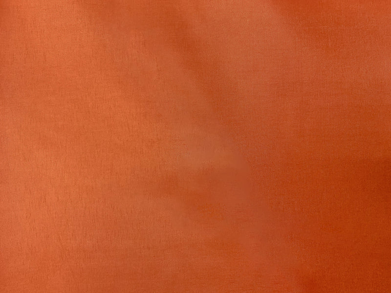 Orange Poly China Silk Solid Lining Woven Fabric