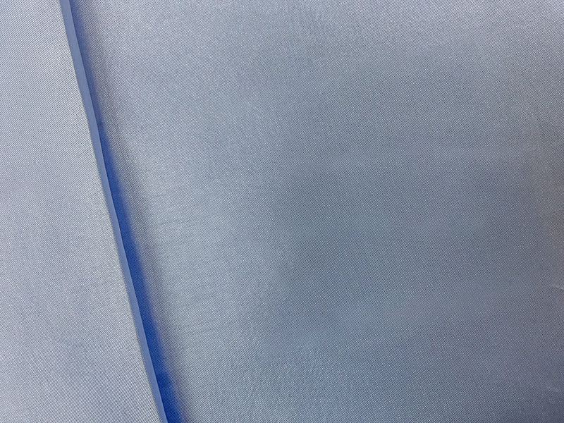 Blue Poly China Silk Solid Lining Woven Fabric