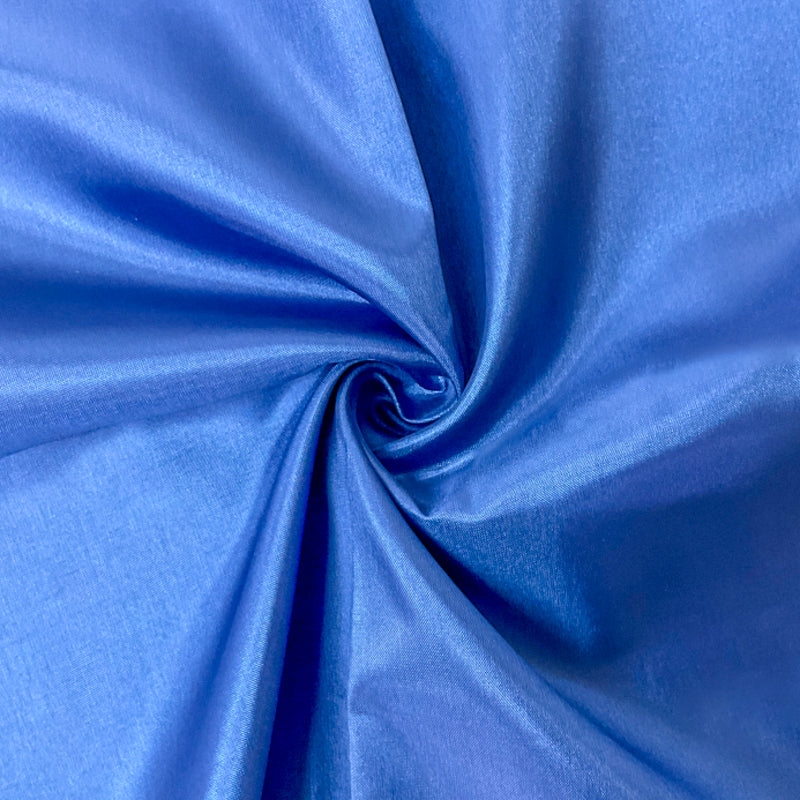Blue Poly China Silk Solid Lining Woven Fabric
