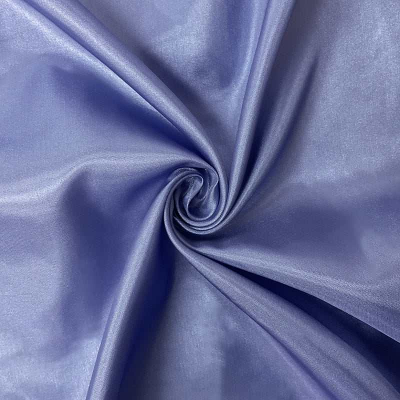 Blue Poly China Silk Solid Lining Woven Fabric